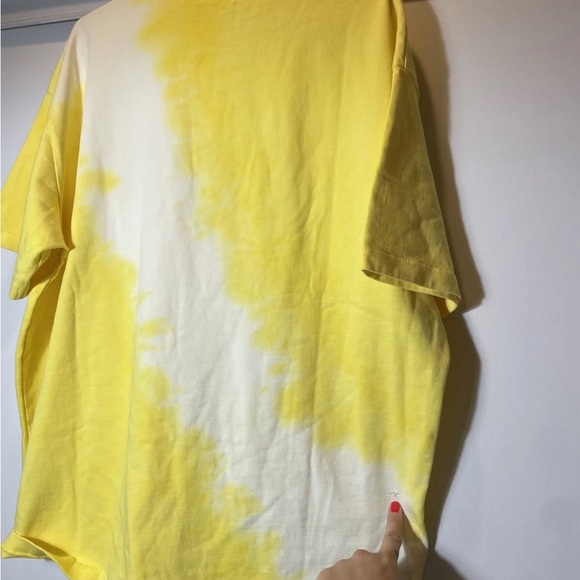 Madhappy Snapchat Collab T Shirt Tie Die Yellow White Read Description NEW Large - Picture 5 of 9